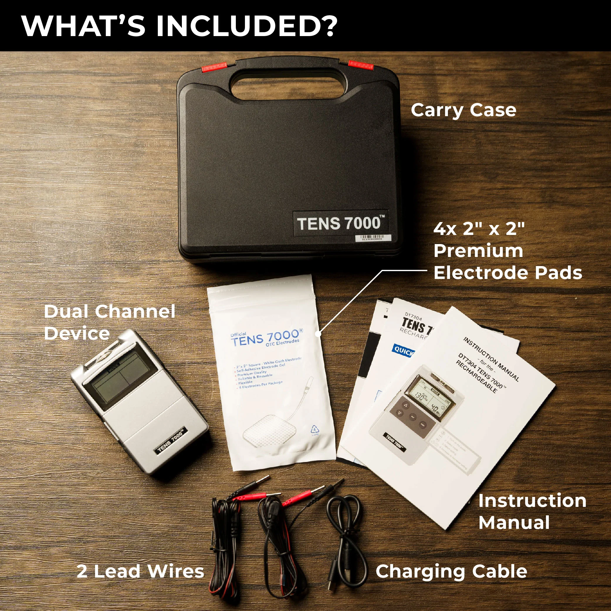 TENS 7000 Rechargeable TENS Unit - Image 16