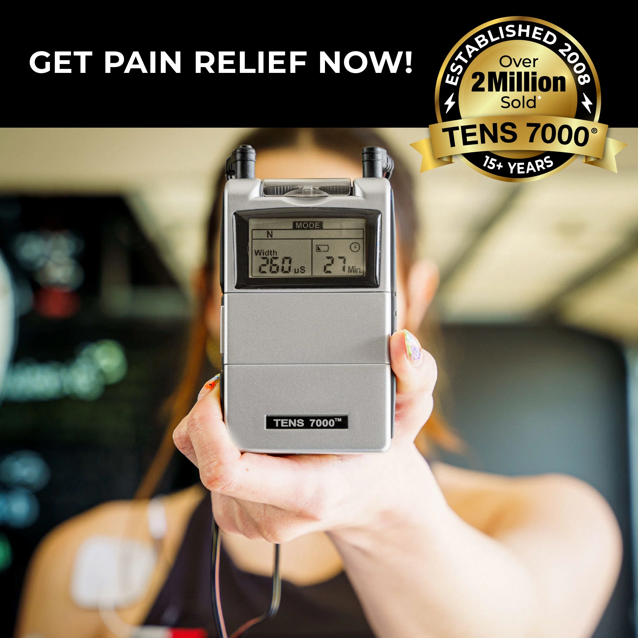 TENS 7000 Rechargeable TENS Unit - Image 4