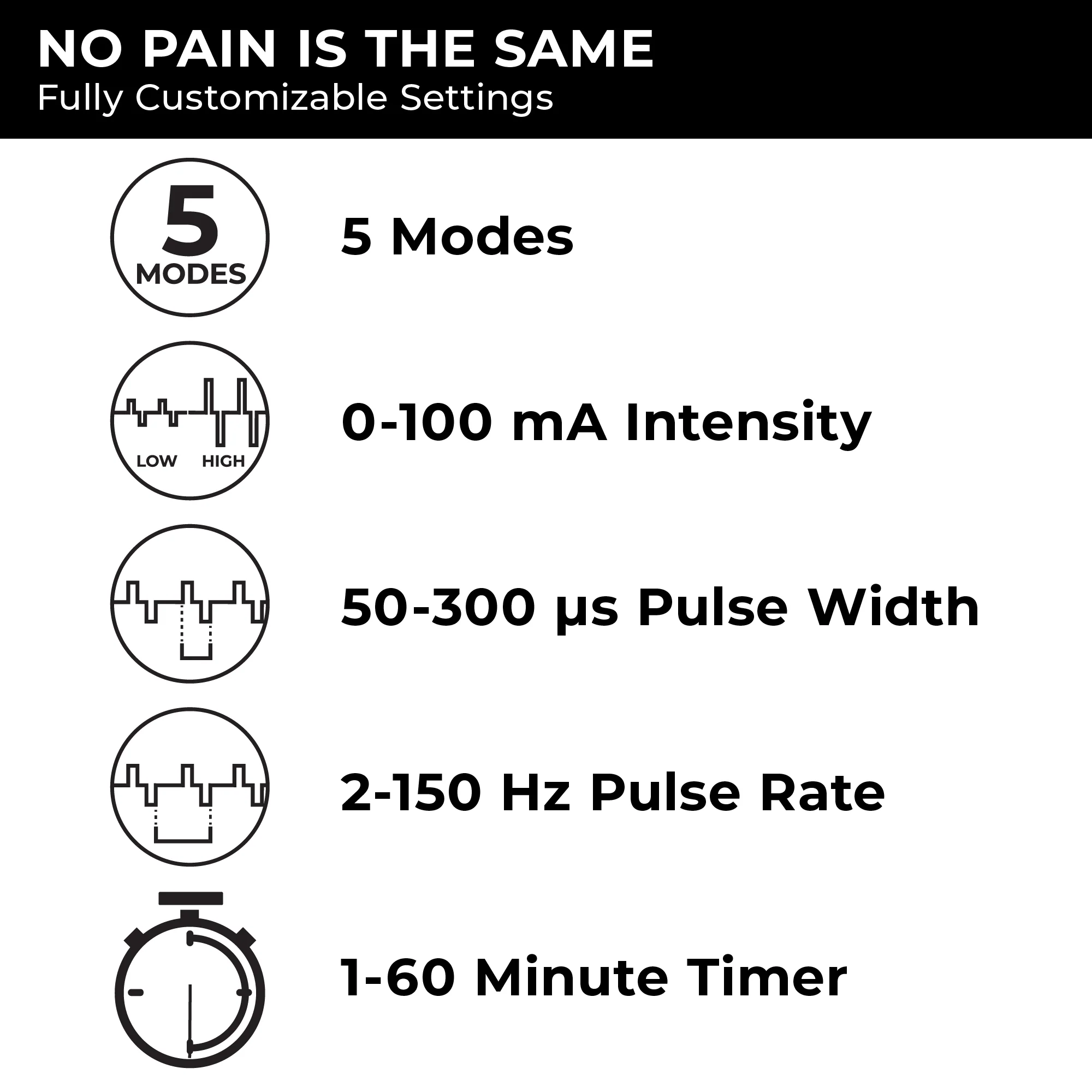 TENS 7000 Elite Rechargeable TENS Unit Muscle Stimulator and Pain Relief Machine - Image 6