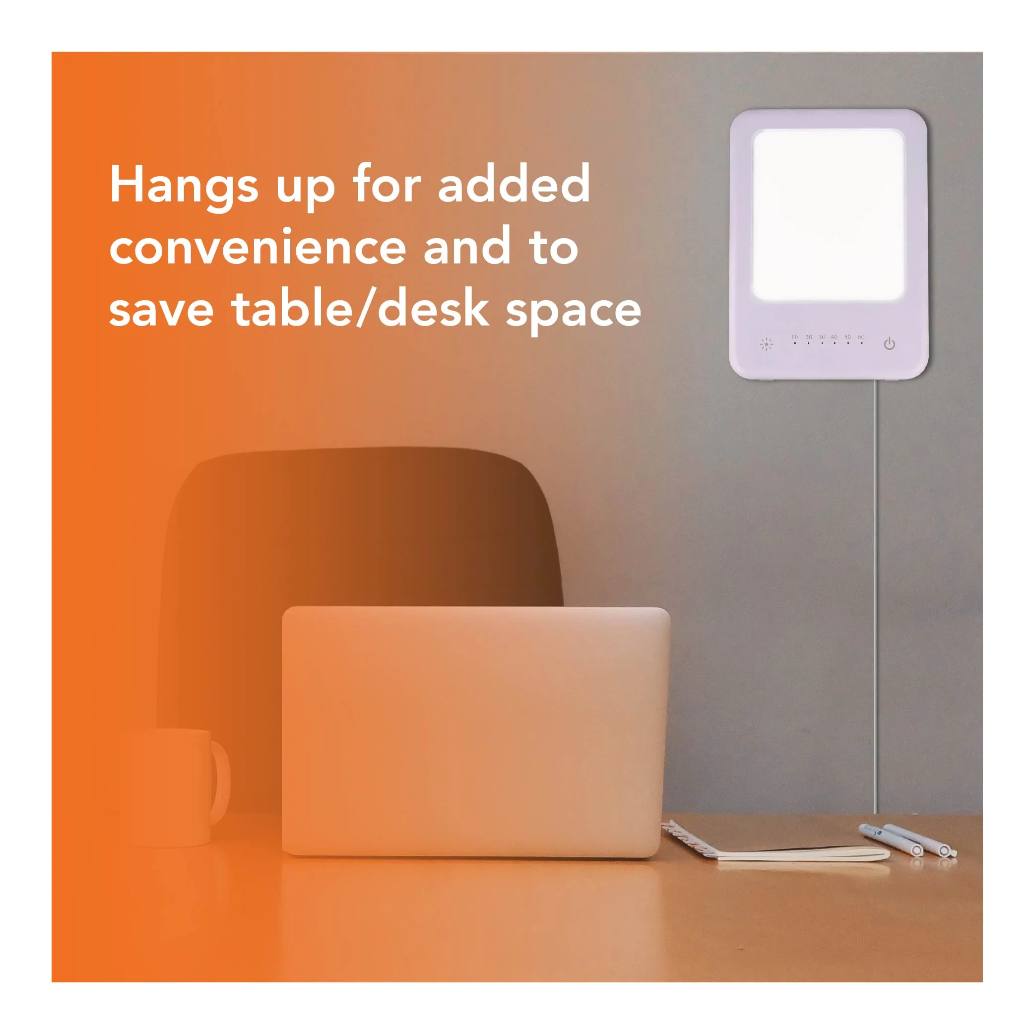 TheraLite Glow Small Light Therapy Lamp with Timer - Image 6