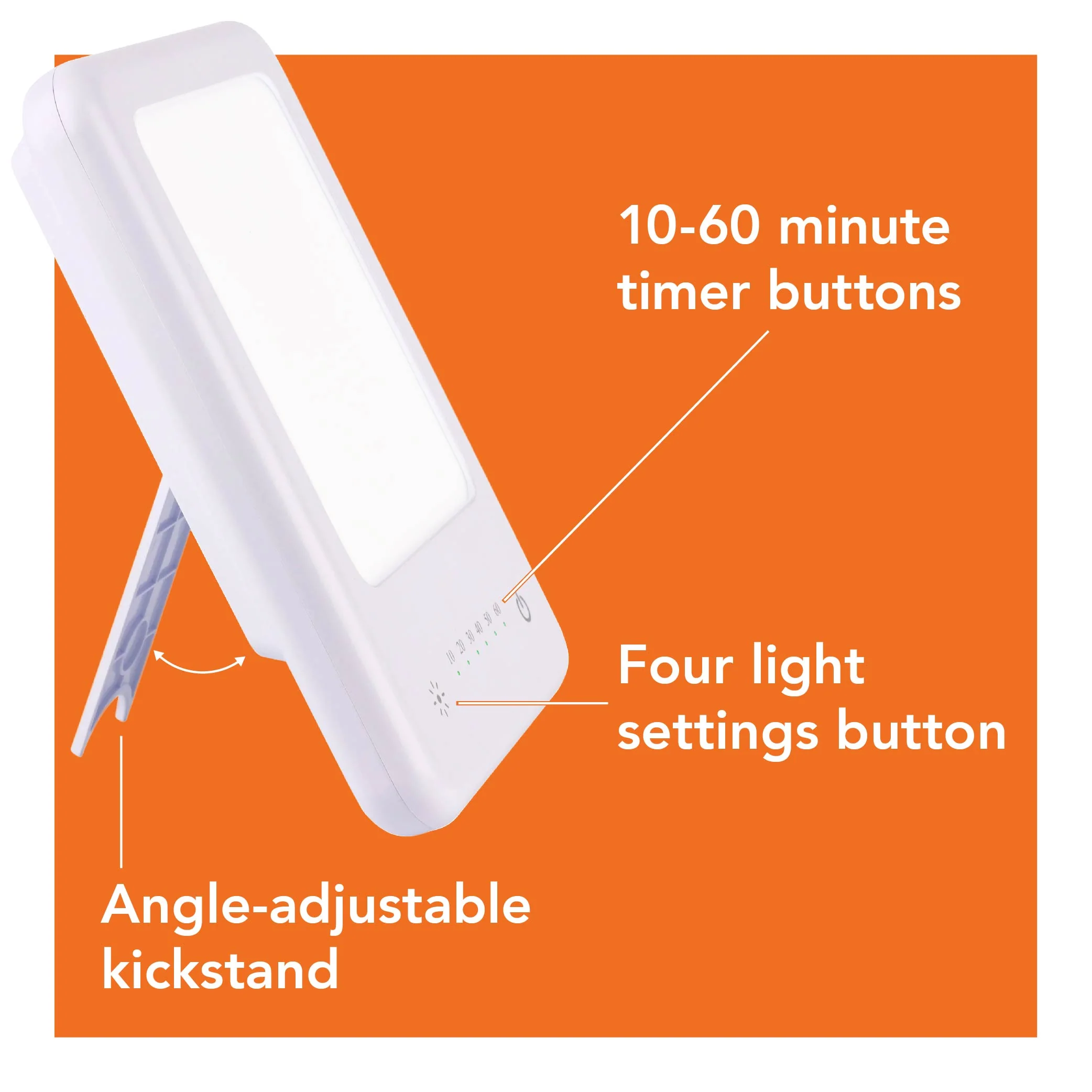 TheraLite Glow Small Light Therapy Lamp with Timer - Image 9